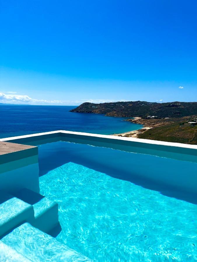 Luxury House With Private Pool At Elia Beach Mykonos Town Bagian luar foto