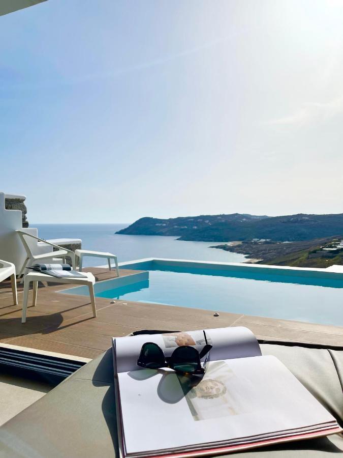 Luxury House With Private Pool At Elia Beach Mykonos Town Bagian luar foto
