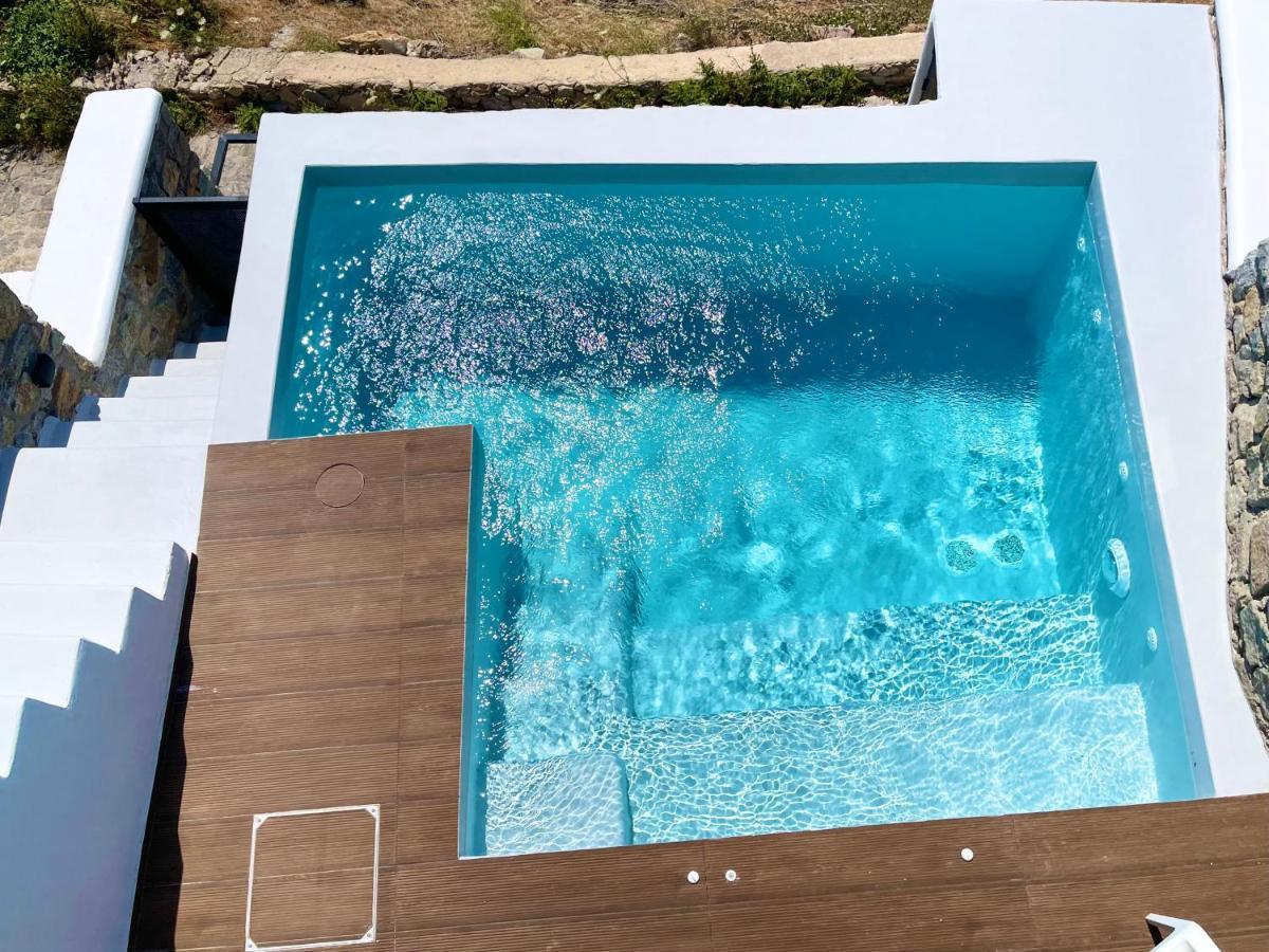Luxury House With Private Pool At Elia Beach Mykonos Town Bagian luar foto