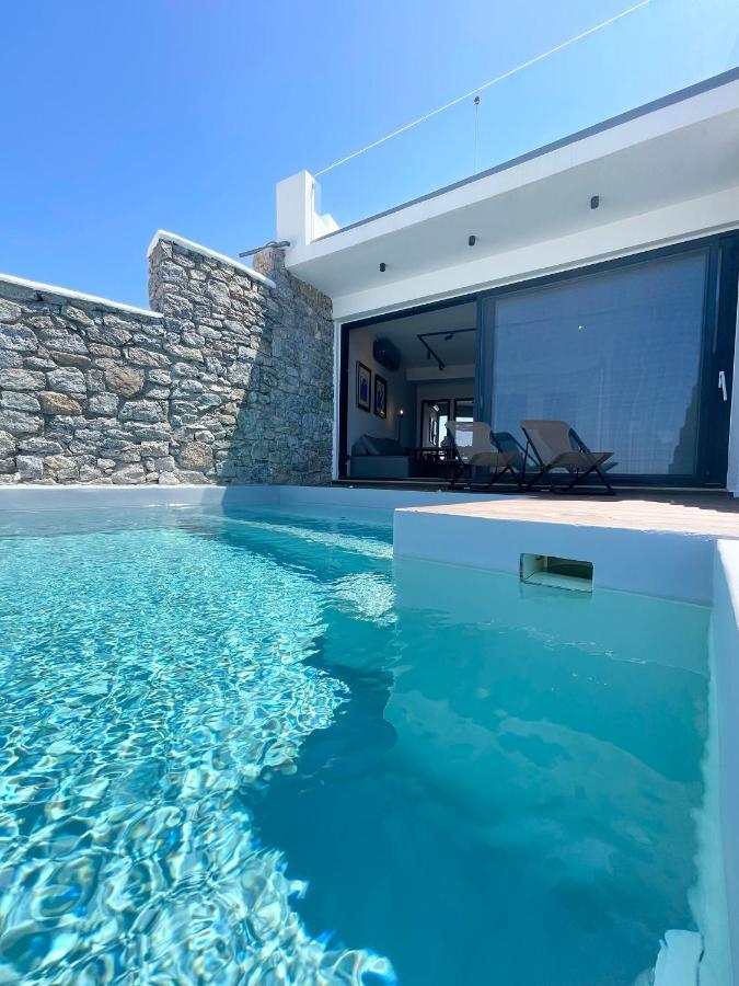 Luxury House With Private Pool At Elia Beach Mykonos Town Bagian luar foto
