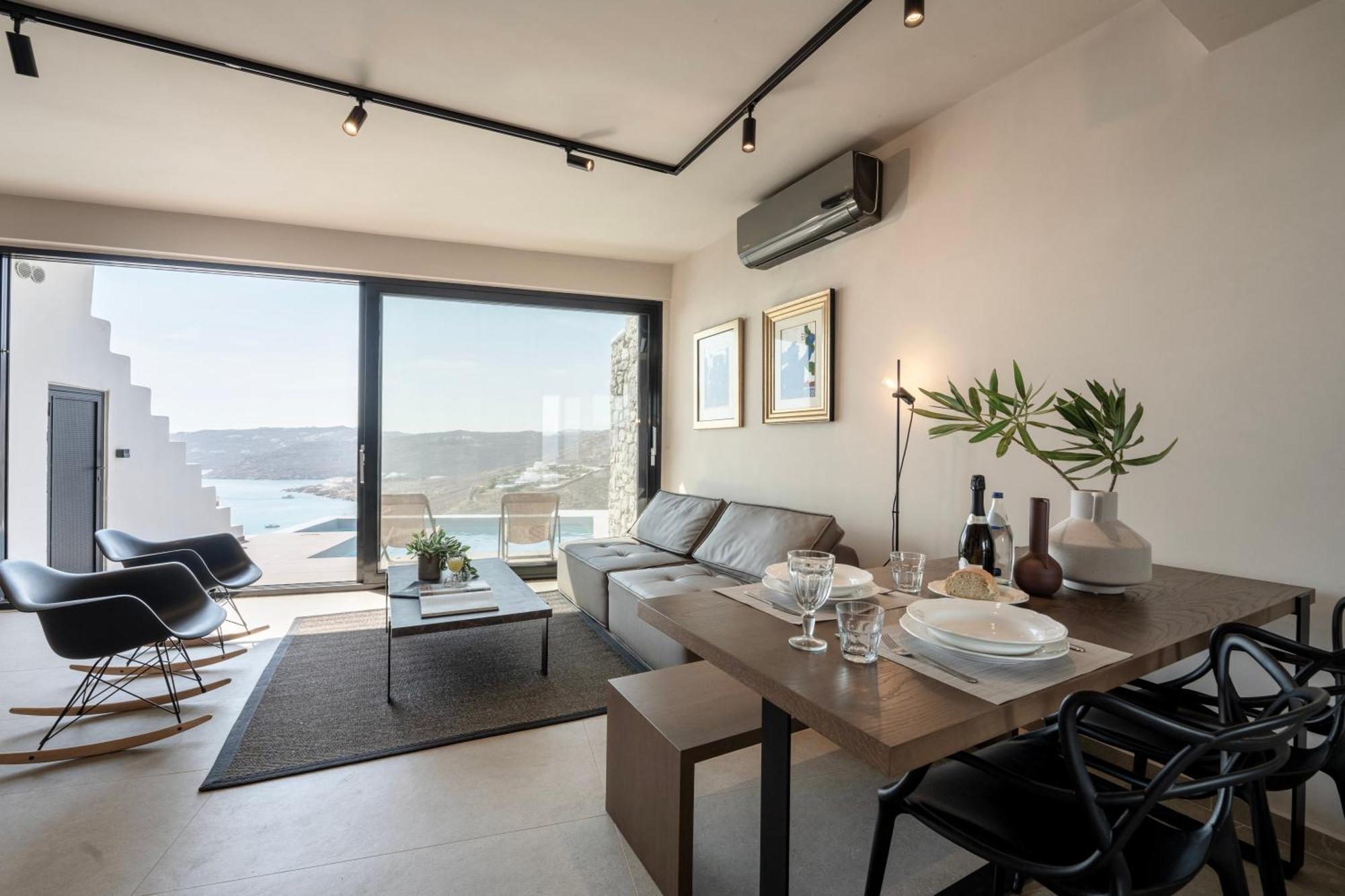 Luxury House With Private Pool At Elia Beach Mykonos Town Bagian luar foto
